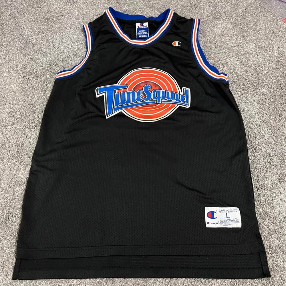 Champion Vintage Space Jam Tune Squad Taz 1 Jersey Size L